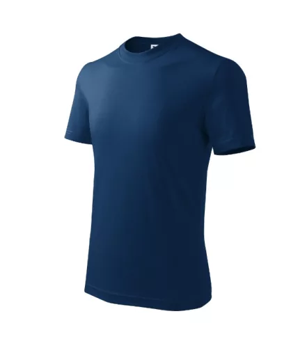 Basic póló gyerek éjkék 110 cm/4 éves