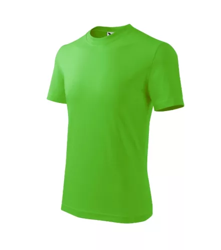 Basic póló gyerek almazöld 158 cm/12 éves