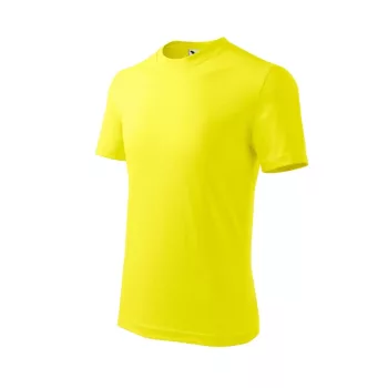 Basic póló gyerek citrom 110 cm/4 éves