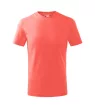 Basic póló gyerek coral 146 cm/10 éves