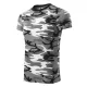 Camouflage póló unisex szürke terepszín 3XL