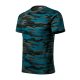 Camouflage póló unisex camouflage petrol L