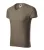 Slim Fit V-neck póló férfi army 2XL