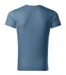 Slim Fit V-neck póló férfi farmerkék L
