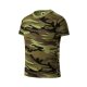Camouflage póló gyerek zöld terepszín 110 cm/4 éves