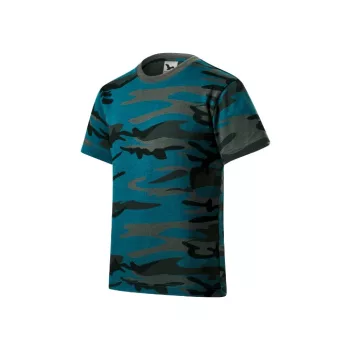 Camouflage póló gyerek camouflage petrol 158 cm/12 éves