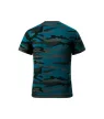 Camouflage póló gyerek camouflage petrol 146 cm/10 éves
