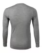 Merino Rise LS póló férfi sötétszürke melírozott M