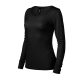 Merino Rise LS póló női fekete L