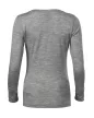 Merino Rise LS póló női sötétszürke melírozott XL