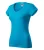 Fit V-neck póló női türkiz 2XL