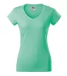 Fit V-neck póló női menta XL