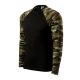 Camouflage LS póló unisex barna terepszín S