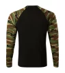 Camouflage LS póló unisex barna terepszín S