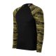 Camouflage LS póló unisex zöld terepszín S
