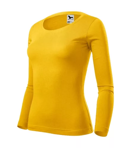 Fit-T LS póló női sárga 2XL