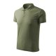 Pique Polo galléros póló férfi khaki M