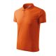 Pique Polo galléros póló férfi narancssárga 4XL
