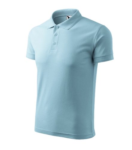 Pique Polo galléros póló férfi égszínkék 4XL