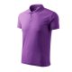 Pique Polo galléros póló férfi lila 2XL