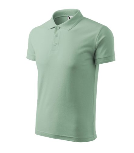 Pique Polo galléros póló férfi zsálya L