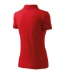 Pique Polo galléros póló női piros M