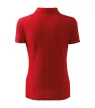 Pique Polo galléros póló női piros L
