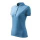 Pique Polo galléros póló női azúrkék L