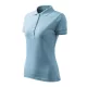 Pique Polo galléros póló női égszínkék S