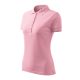 Pique Polo galléros póló női rózsaszín XL