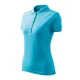 Pique Polo galléros póló női türkiz M