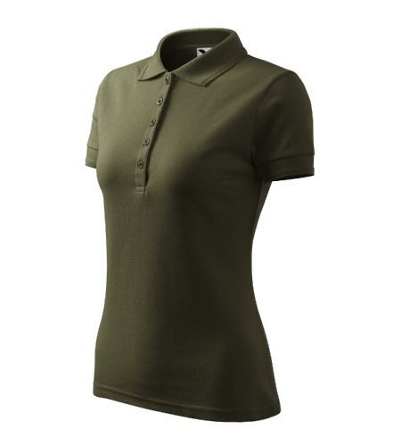 Pique Polo galléros póló női military S