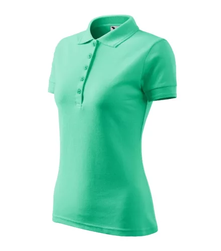 Pique Polo galléros póló női menta 2XL