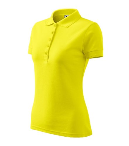 Pique Polo galléros póló női citrom 2XL