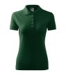 Pique Polo galléros póló női dark green XS