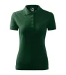 Pique Polo galléros póló női dark green M