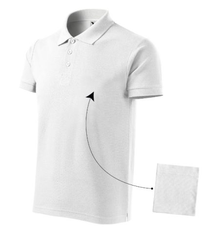 Cotton galléros póló férfi fehér 3XL