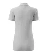 Cotton galléros póló női világosszürke melírozott 2XL
