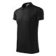 Victory galléros póló unisex fekete L