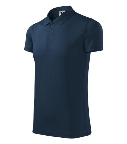 Victory galléros póló unisex tengerészkék XL