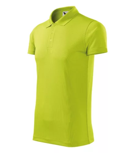 Victory galléros póló unisex lime M