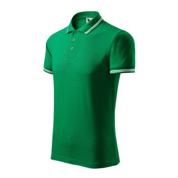 Urban galléros póló férfi fűzöld M