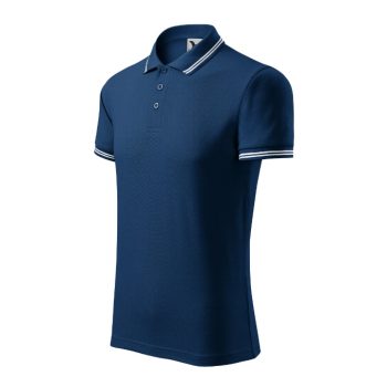 Urban galléros póló férfi éjkék XL