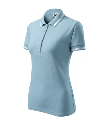 Urban galléros póló női égszínkék 2XL