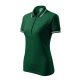 Urban galléros póló női dark green XL