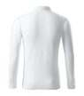 Pique Polo LS galléros póló férfi fehér S