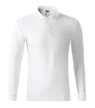 Pique Polo LS galléros póló férfi fehér XL