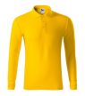 Pique Polo LS galléros póló férfi sárga 3XL
