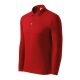 Pique Polo LS galléros póló férfi piros XL