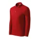 Pique Polo LS galléros póló férfi piros 2XL
